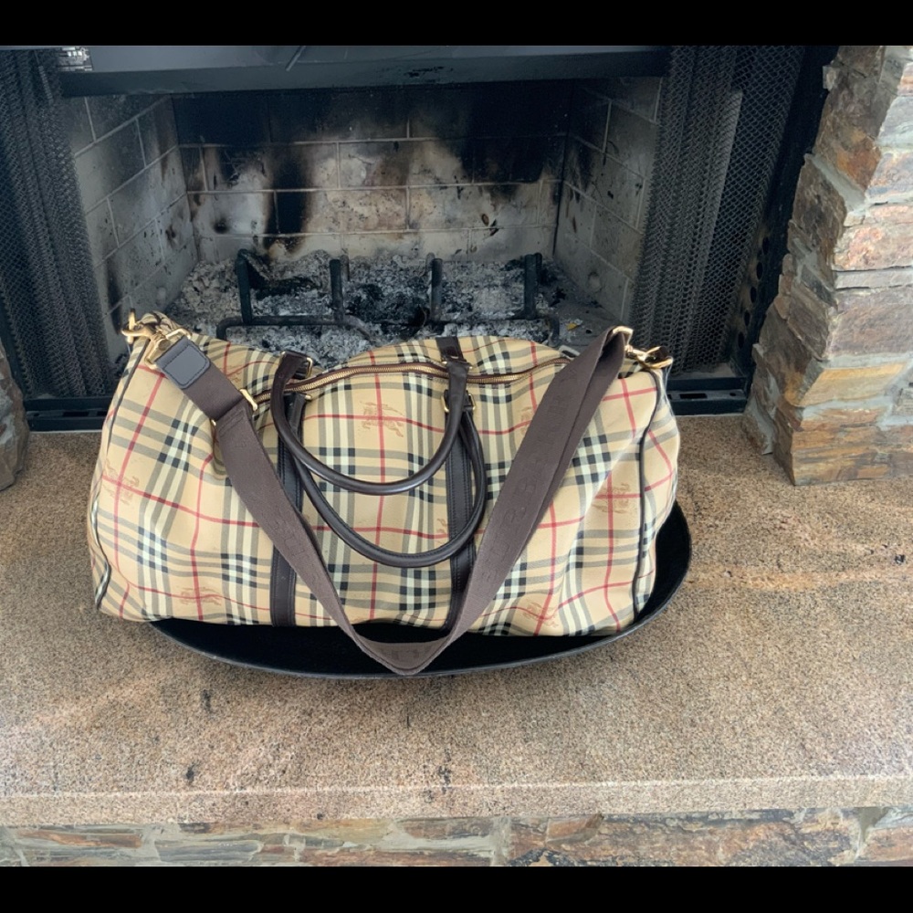 Authentic Burberry Weekend Bag.
